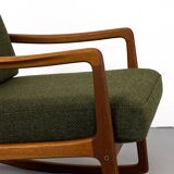 Danish Teak Rocking Chair by Ole Wanscher for France & Son, 1960s