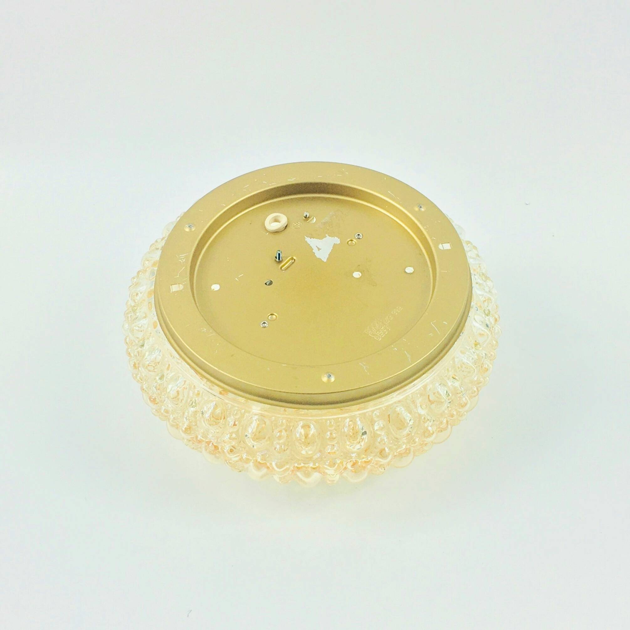 Lustre en verre bulle du milieu du siècle par Helena Tynell pour Limburg, années 1960.