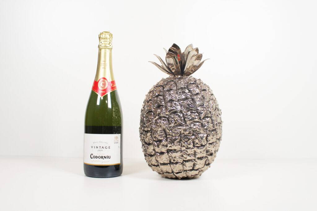 Vintage 1970s 'Pineapple' ice bucket by Freddotherm