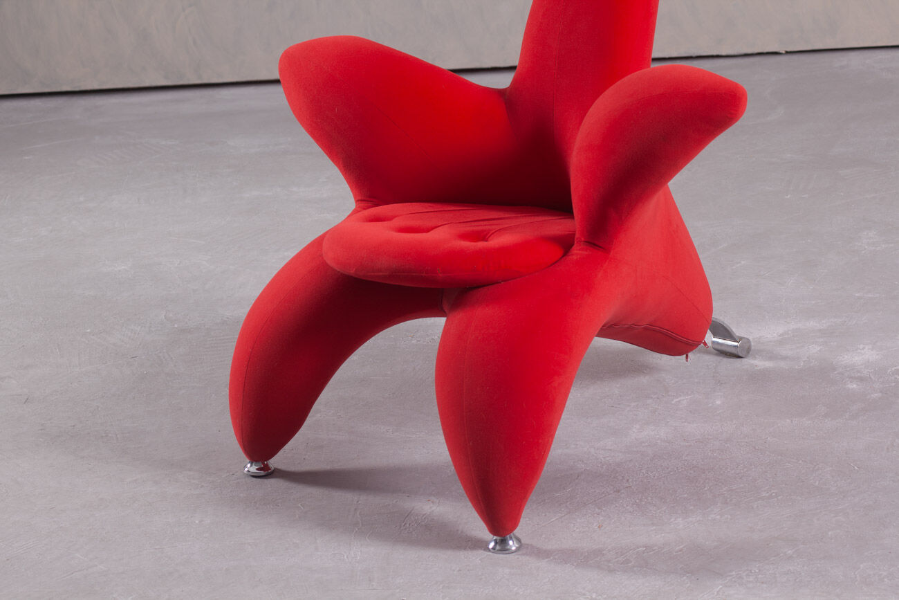 Postmodern Getsuen Lily Chair by Masanori Umeda for Edra, Italy, 1990s
