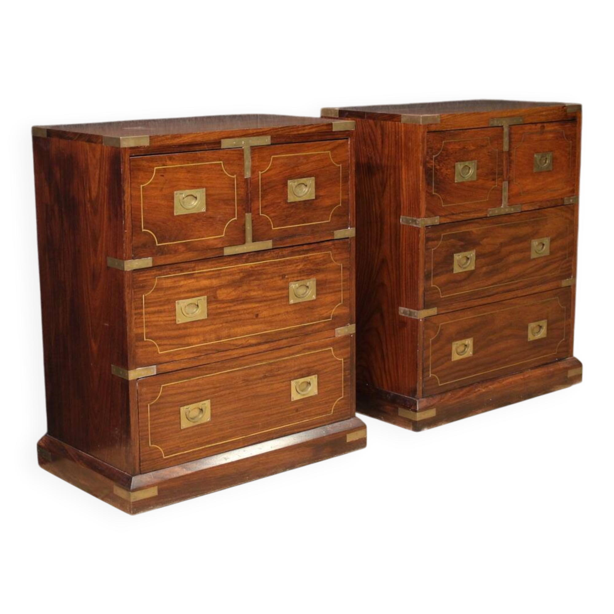 Paire de commodes anglaises du XXe siècle