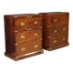 Paire de commodes anglaises du XXe siècle