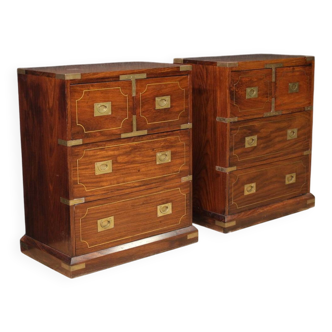 Paire de commodes anglaises du XXe siècle