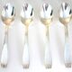 Set of 12 teaspoons, Christofle, Alfenide, silver plated, very good condition