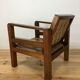 Art Deco rope armchair, made of wood