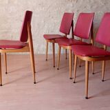 4 Baumann chairs model Nadia, 1960