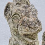 Reconstructed stone garden statues