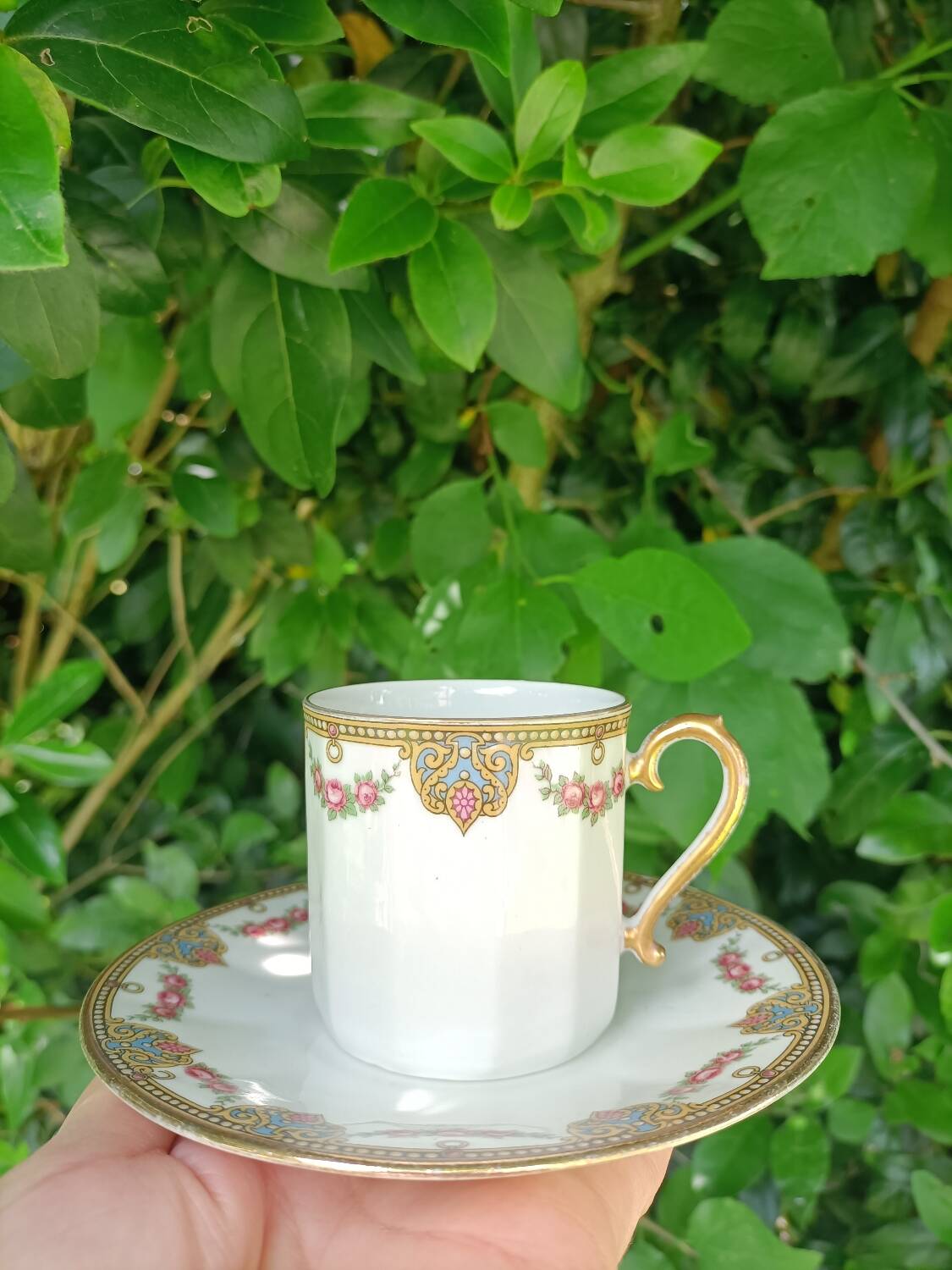 Limoges porcelain tea service - Walbecque Dewitte Armentières