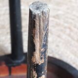 Antique black Baumann stool from the 50s/60s