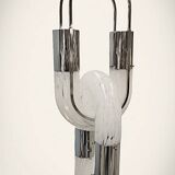Murano Glass Chain Chandelier in Metal by Aldo Nason for Mazzega