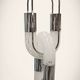 Murano Glass Chain Chandelier in Metal by Aldo Nason for Mazzega