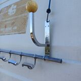 Vintage chrome coat rack and plastic balls