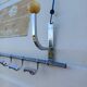 Vintage chrome coat rack and plastic balls