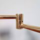 Articulated brass desk lamp, Boulanger (Belgium), 1970-80