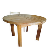 Extendable table, Maison Regain solid elm