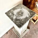 Gray concrete column