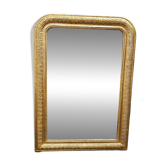 Miroir dore d'epoque louis-philippe parfait etat