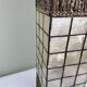 Capiz shell lamp and woven twigs