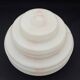 Art Deco Lampshade Glass Marbled Pattern White & Pink Birthday Cake