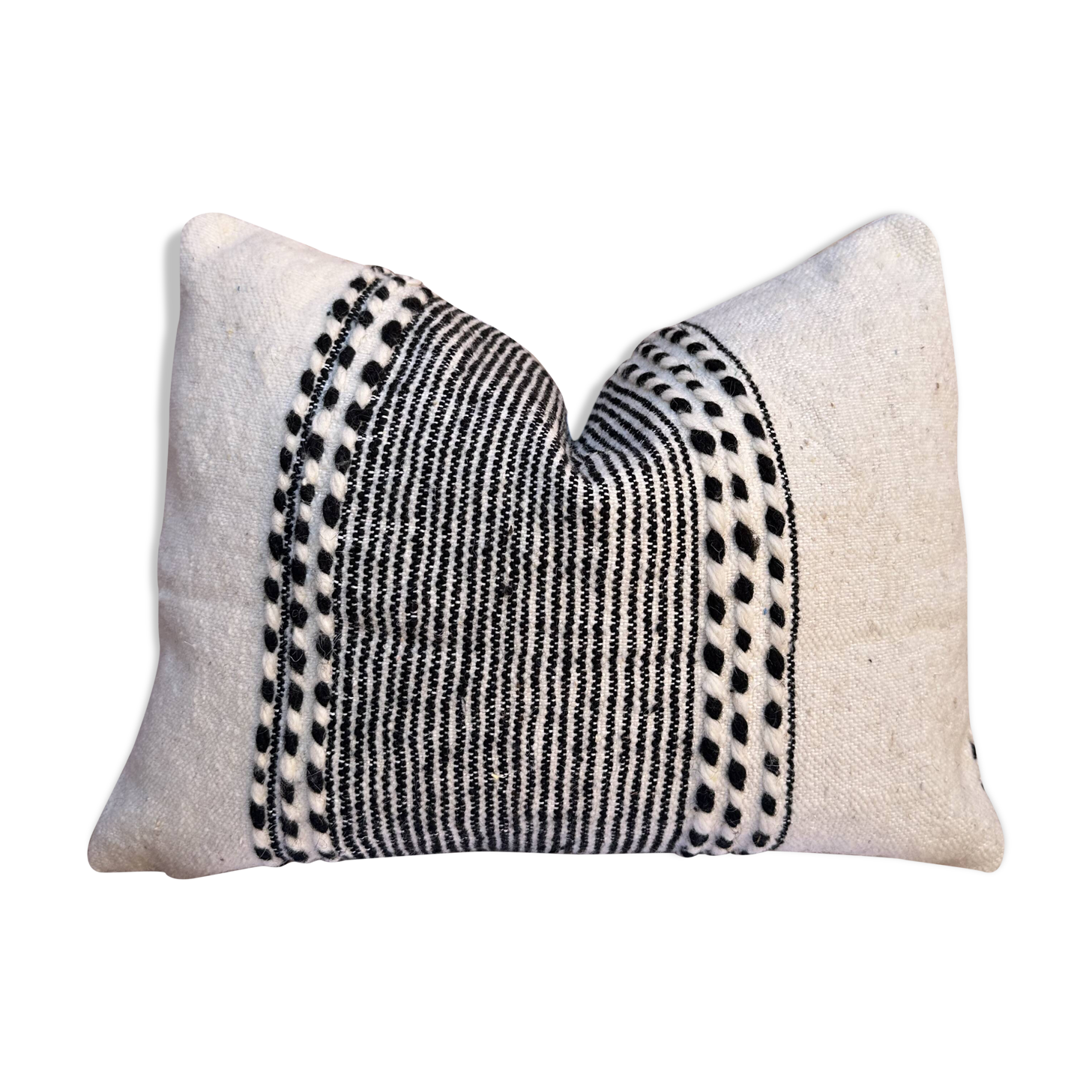 Zanfi Berber Rectangular Cushion Cover - Handmade - 100% Wool