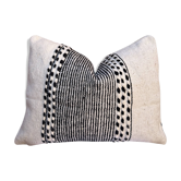 Housse de coussin rectangulaire berbère Zanfi - Fait main - 100 % laine