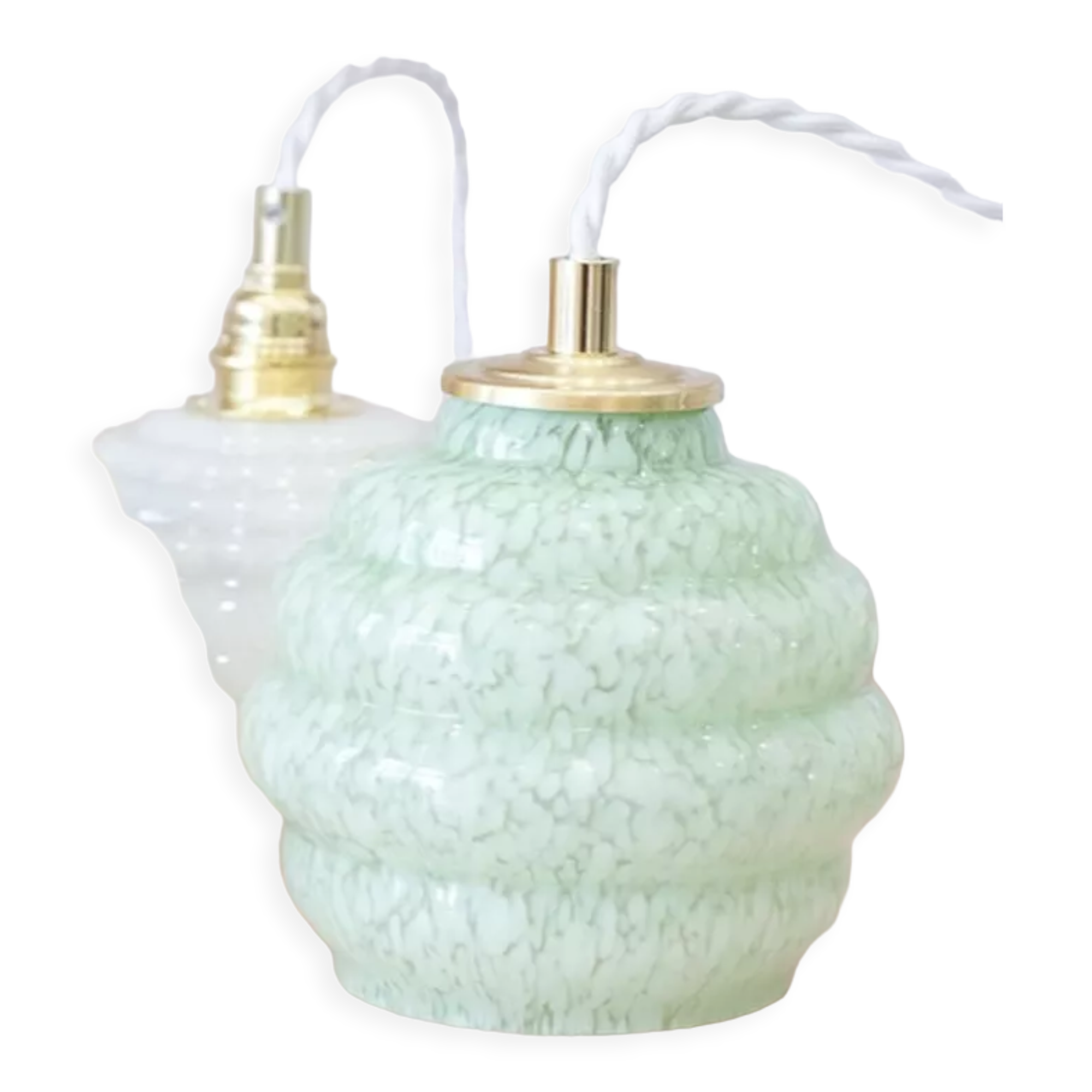 Vintage opaline walker