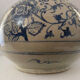 Vietnam large bottle blue bench H 35,5 cm