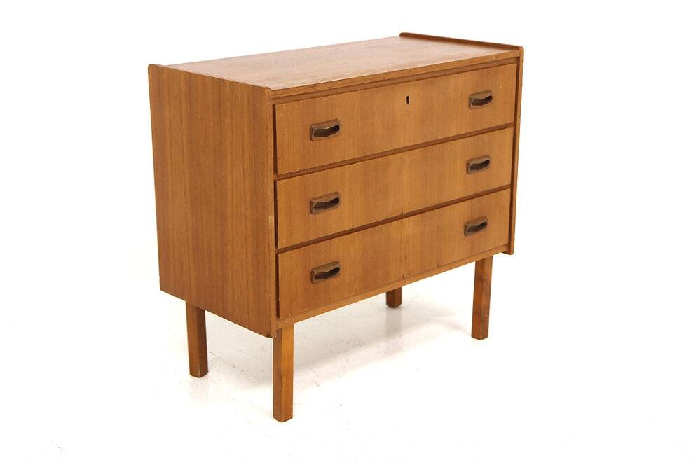 Scandinavian teak chest of drawers, Sweden, 1960