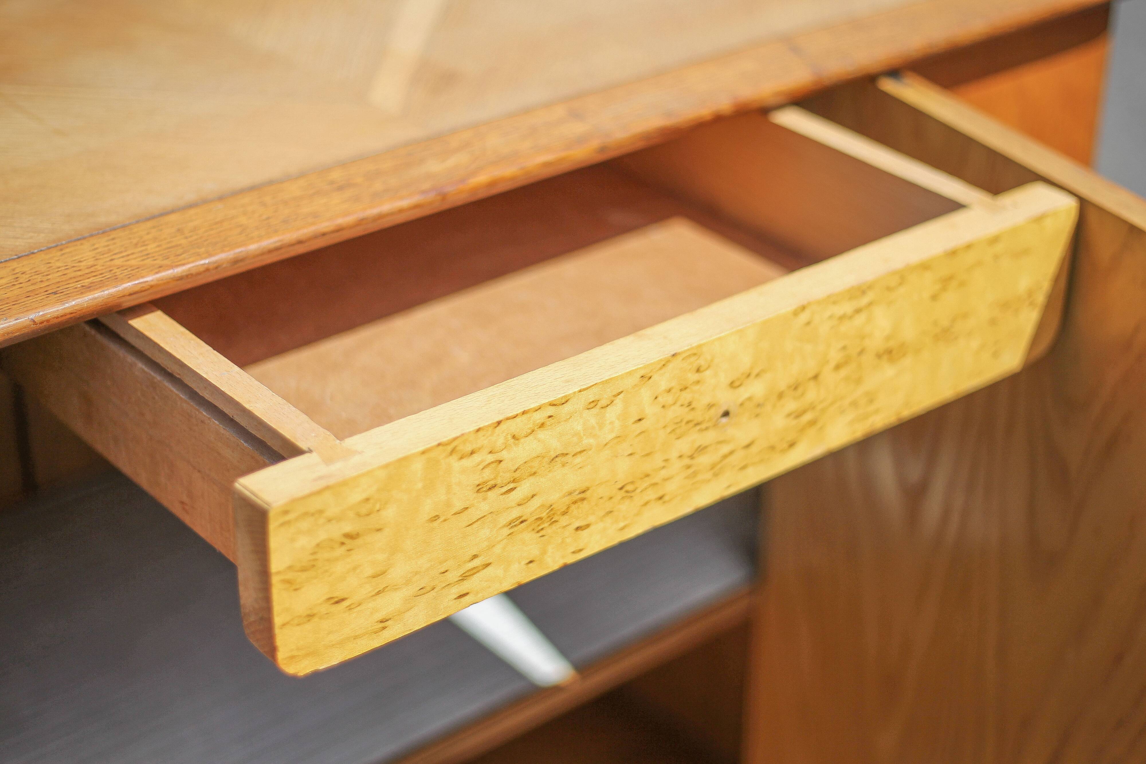 Vintage wooden sideboard, 1-door sideboard with compass feet, storage unit, small chest