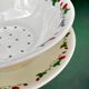 Service à fraises Gien en faïence blanche décor fraises des bois - années 70-80