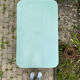 Almond green metal garden furniture
