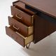 Floating minimalist hairpin desk by Nijkerk, 1950s