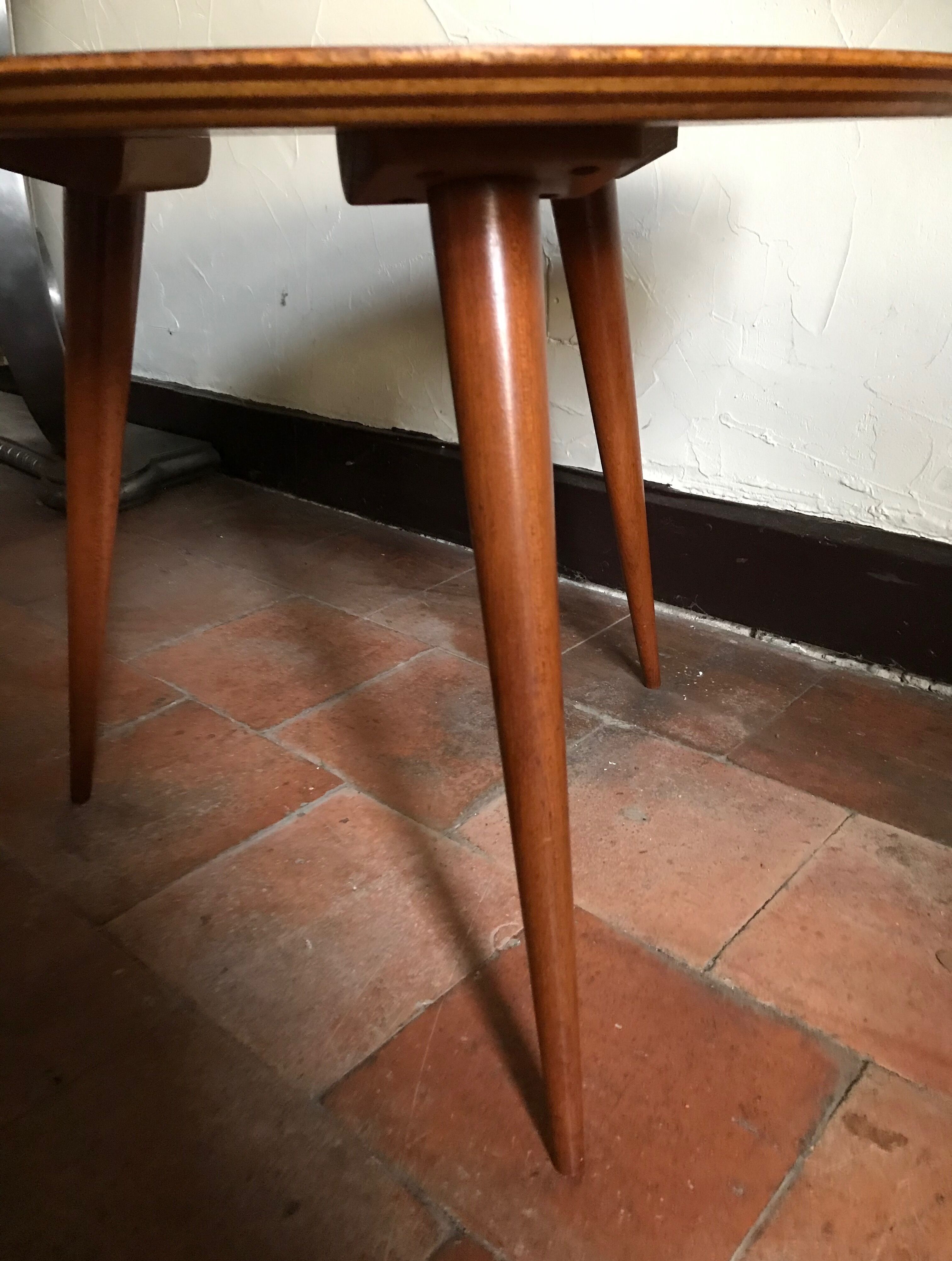 Vintage tripod coffee table