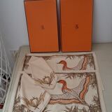 Hermes centerpiece and napkin
