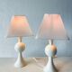 Paire de lampes de chevet vintage