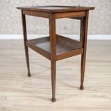 Early 20th Century Oak Tea Cabinet with Tray, 1950s