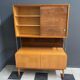 Jitona cabinet with desk two tone wood 1960s