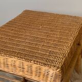 Rattan coffee table