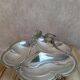 Antique hors d'oeuvre server Roux-Marquiand – Silver-plated – Swan decoration