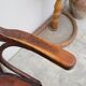 Office chair signed Baumann bistro style curved wood - 1930s