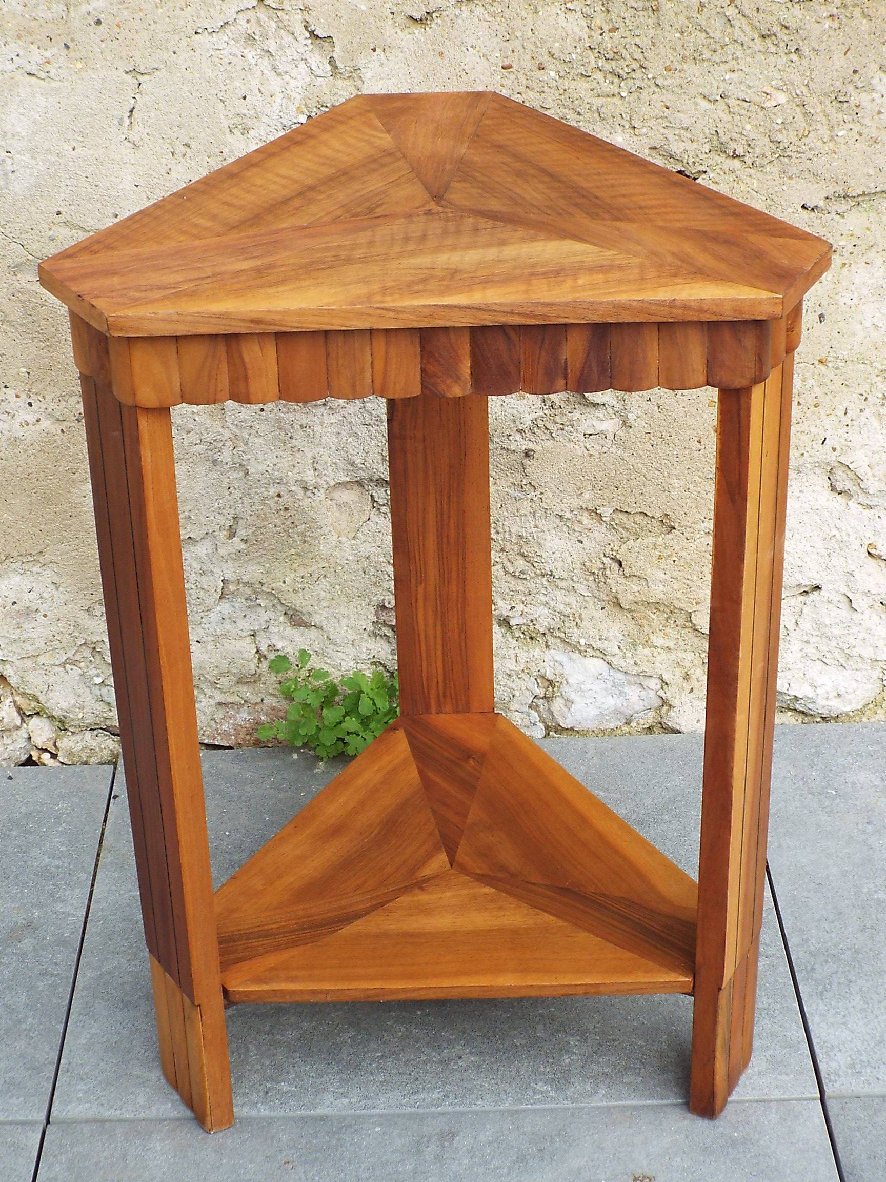 Table de chevet guéridon art déco