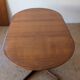 Scandinavian teak oval table from the 1960s, extendable up to 243 cm.
