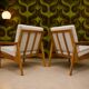 Paide de fauteuil scandinave design 1960