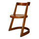Chaise Vintage Baumann Modèle "Halfa" en bois, 1970