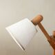 Vintage Danish Pine Adjustable Floor Lamp by +LYS Denmark, 1960s