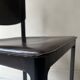 Set of 2 Italian chairs in brown Havana leather, design MATTEO GRASSI