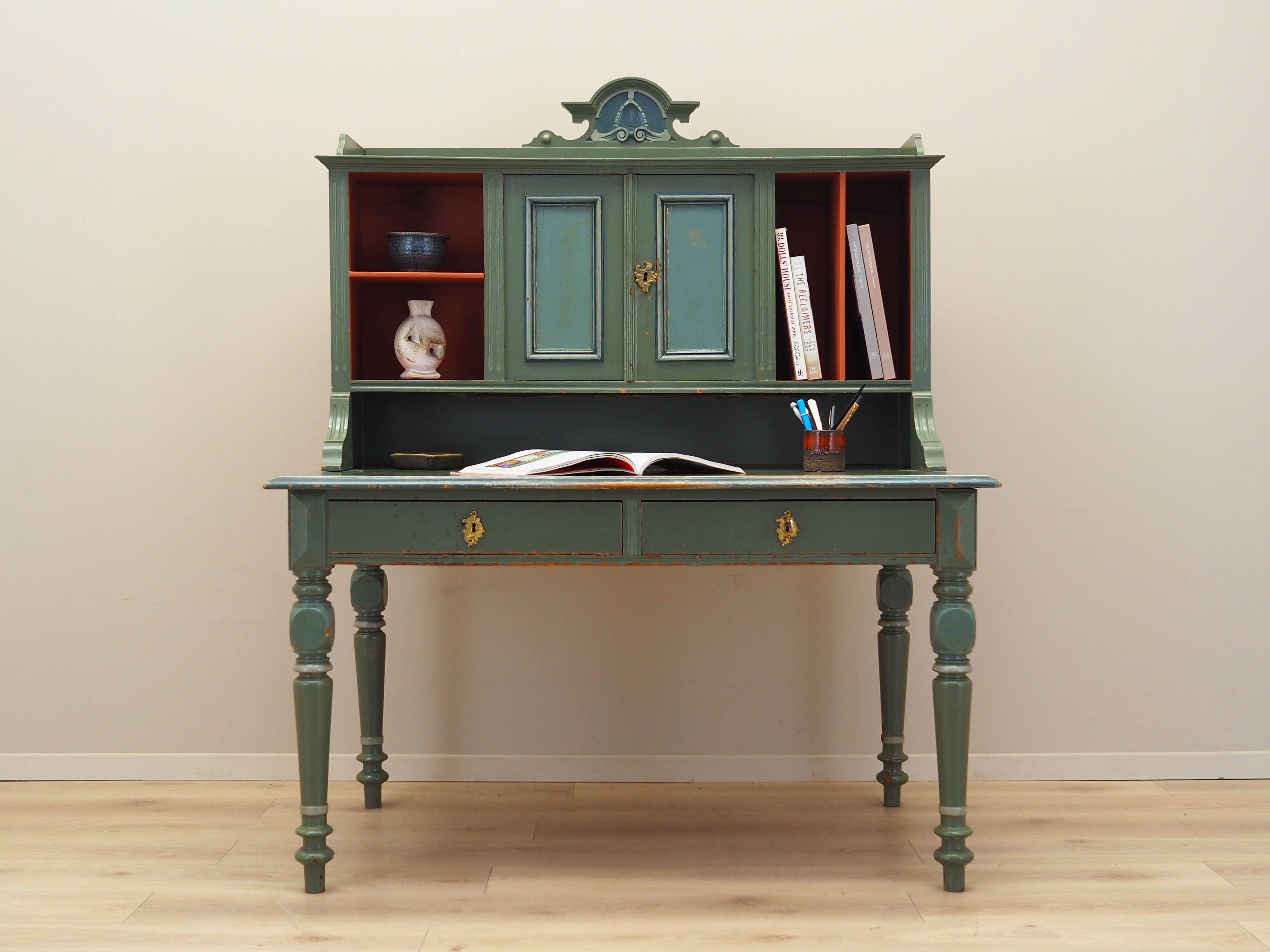 Pine desk, Danish design, 1950s, production Denmark