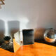 Triptych barber mirror