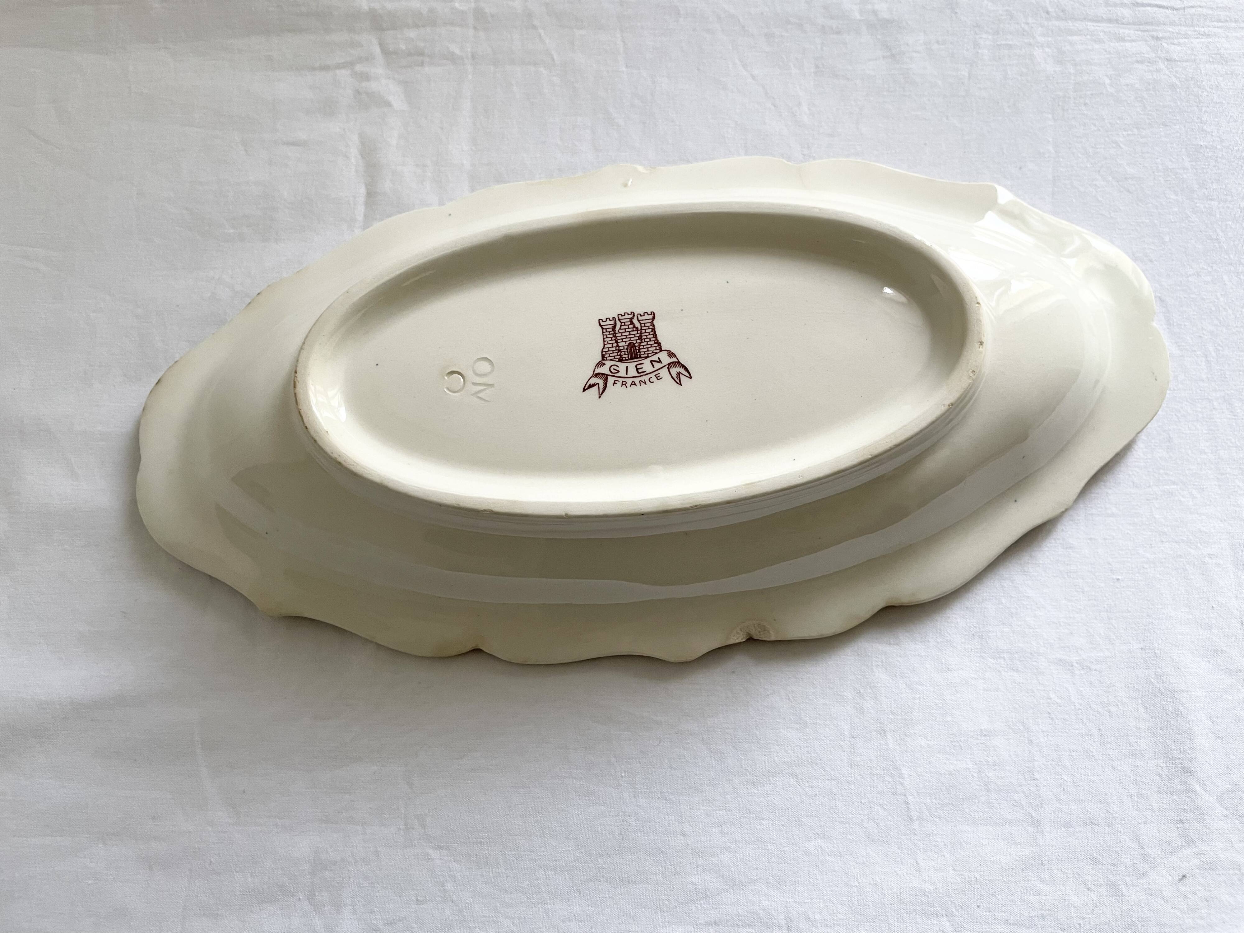 Gien earthenware dish