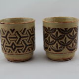 Set of 2 ceramic mugs